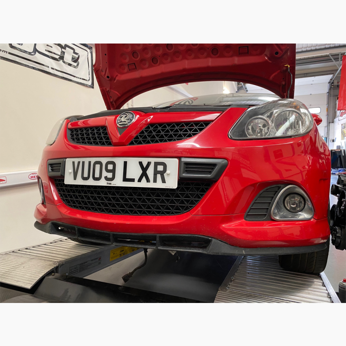 Vauxhall Corsa D VXR Front Bumper Complete – Flame Red – Nurburgring Splitter
