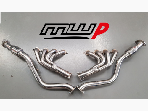 Monaro:CV8:Ute:Maloo Stainless Steel Headers and sports cats