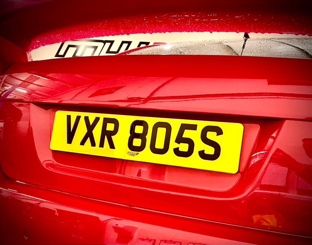 VXR BOSS Number plate